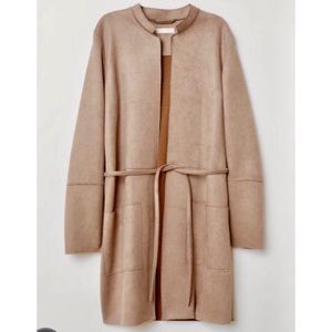 H&M faux suede jacket